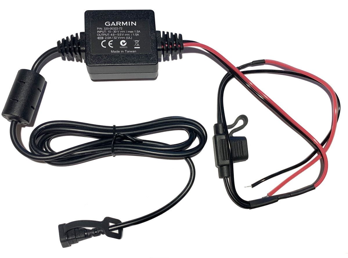Garmin Motorcycle Power Cable Charger cable f. Garmin zumo 396 LMT-S