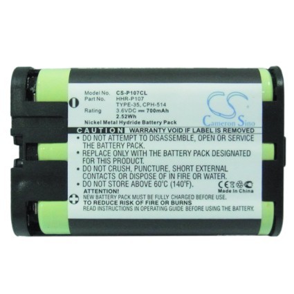 batterie pour Panasonic KX-TG6054B
