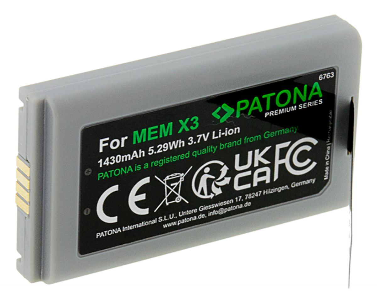 3.7v 1430mah Replacement Scanner Battery For Datalogic Memorx3 Pda - View #11